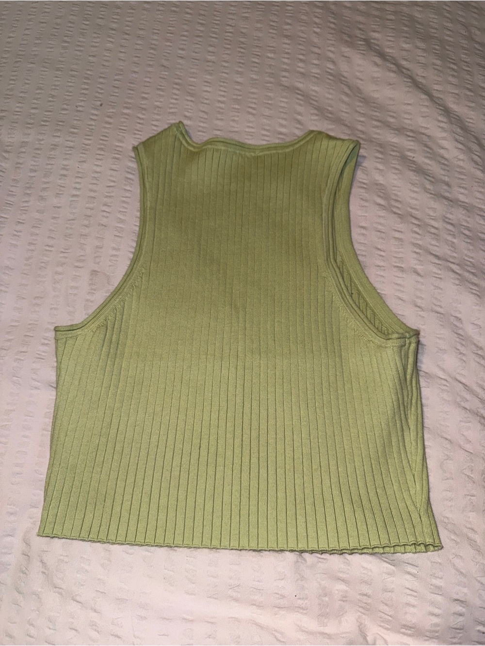 Reformation green Ribbed Tank Top - Picture 4 of 4